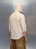 Men's Slim Fit Casual Hooded Shirt | Brown