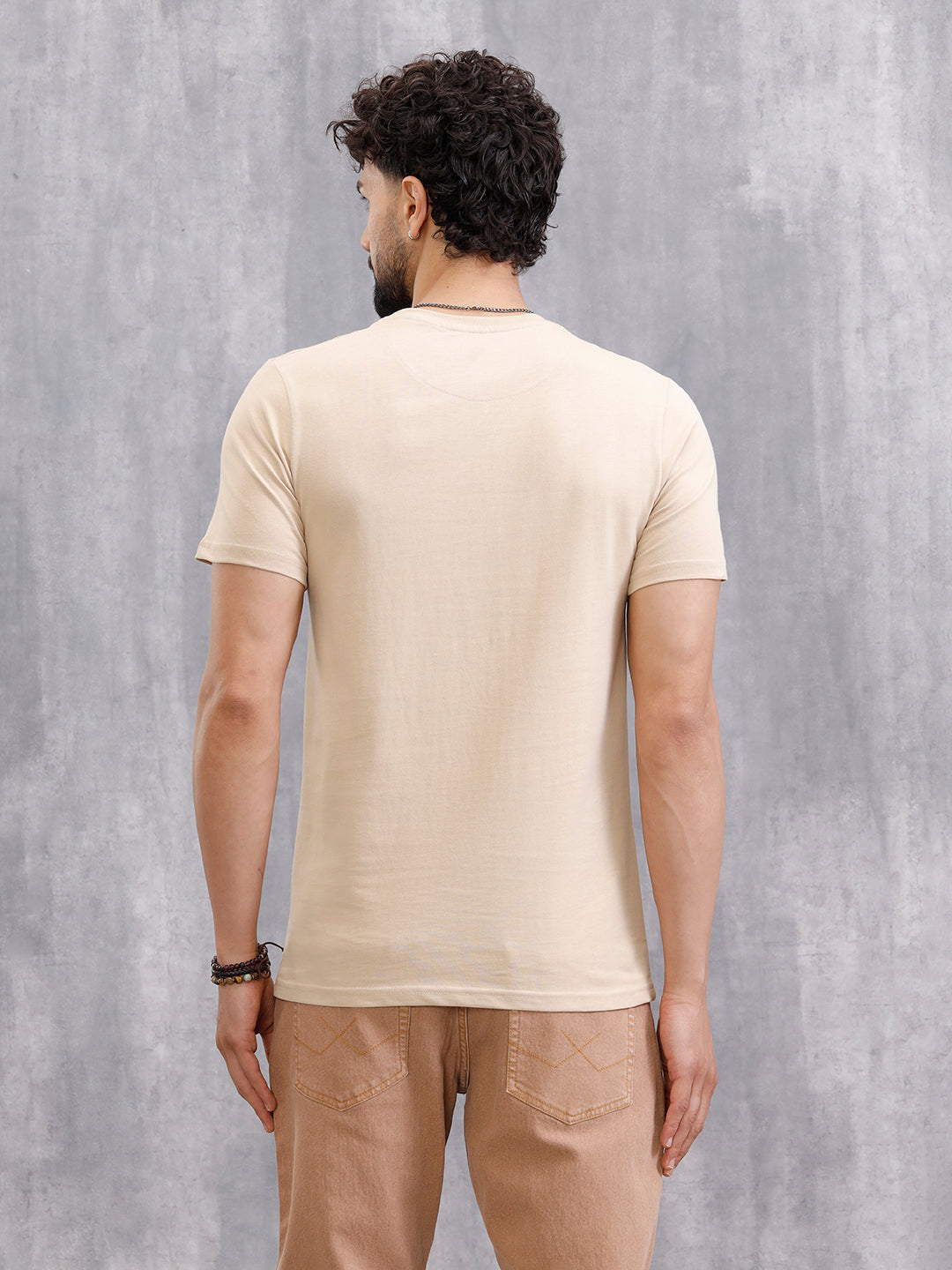 Ancient Script Inspired Brand Carrier | Khaki