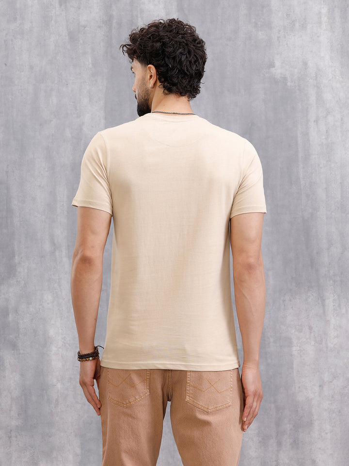 Ancient Script Inspired Brand Carrier | Khaki