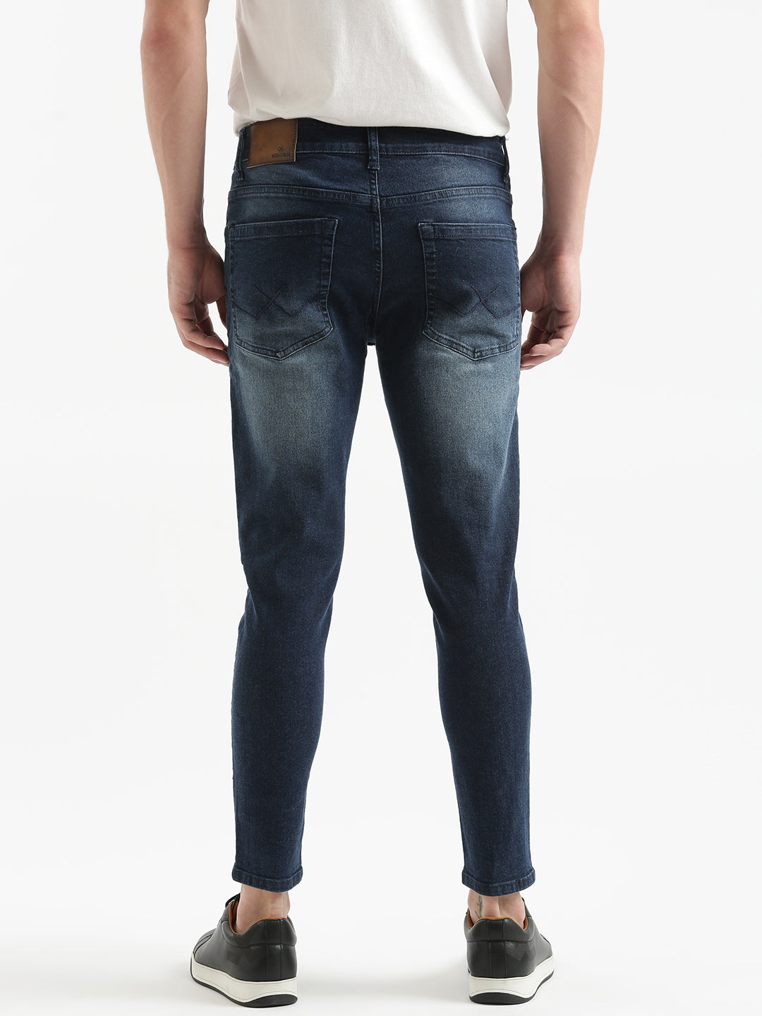 Cropped Fade Skinny Fit Jeans