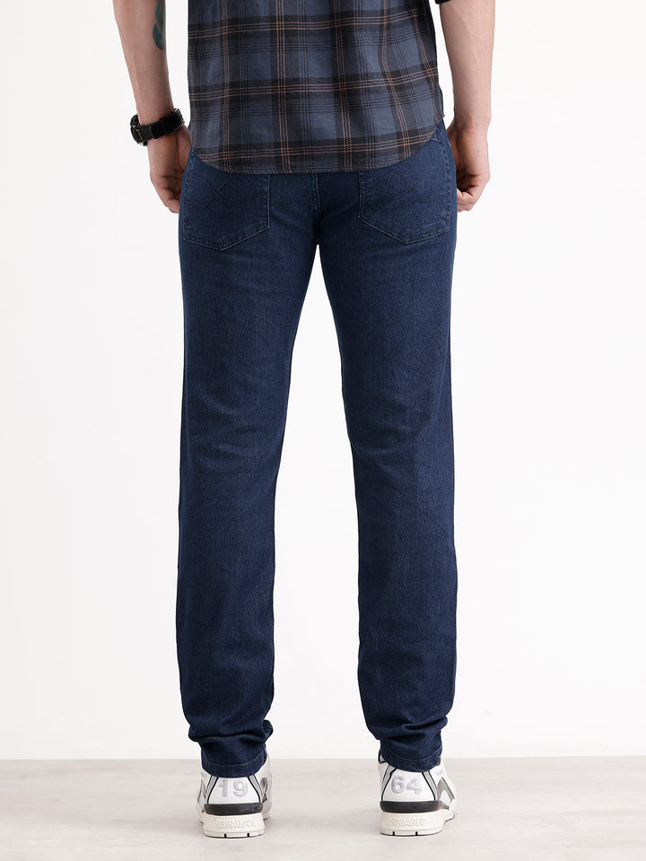 Skinny Fit Denim Jeans | Dark Blue