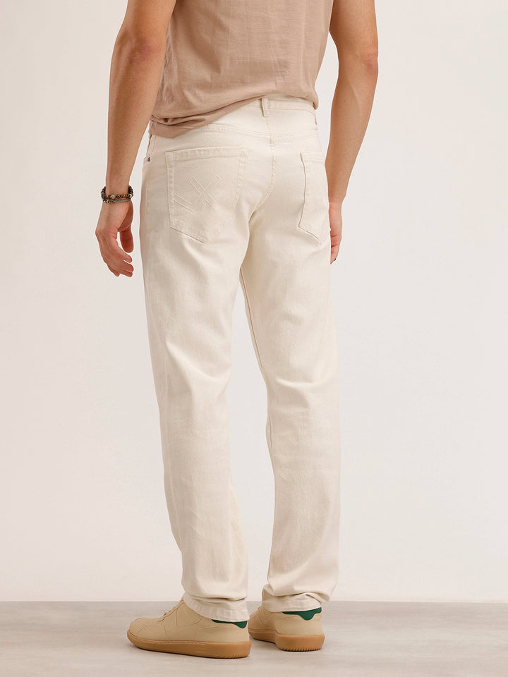 Straight Fit Denim Jeans | Off White