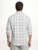 Slim Fit checkered Shirt | White