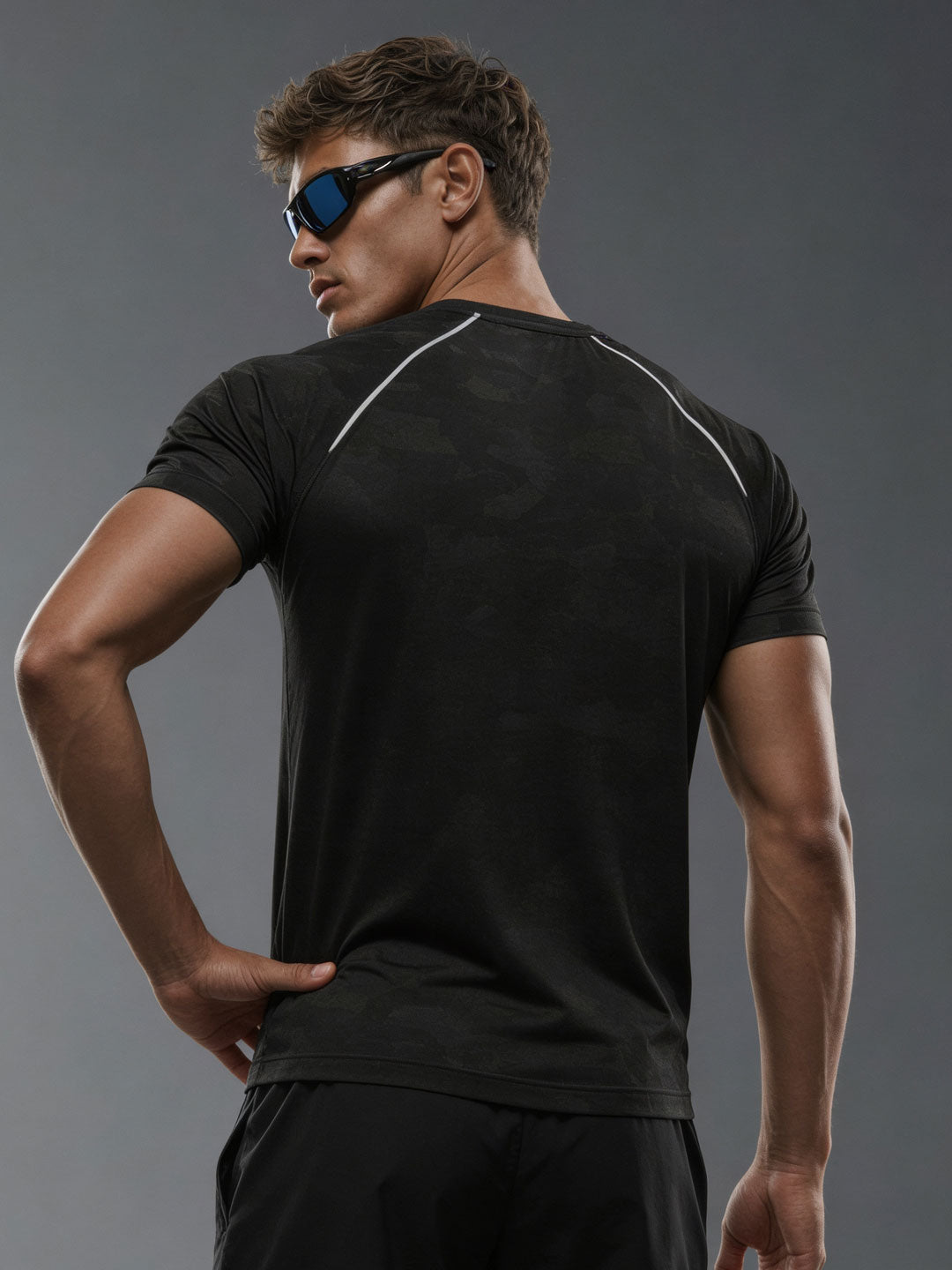 Stealth Camo Active Tee | Active |  Black