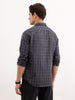Regular Fit Checkered Shirt  | Blue
