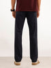 Solid Slim Fit Pleated Trouser | Navy Blue | WTR0100SL5055M