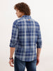 Slim Fit Checkered Shirt | Blue