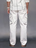 Men’s straight fit cargo trousers | Grey