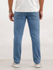 Solid Slim Fit Denim Jeans | Blue