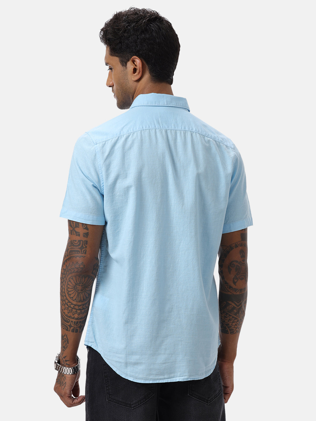 Blue Vogue Half Sleeve Shirt