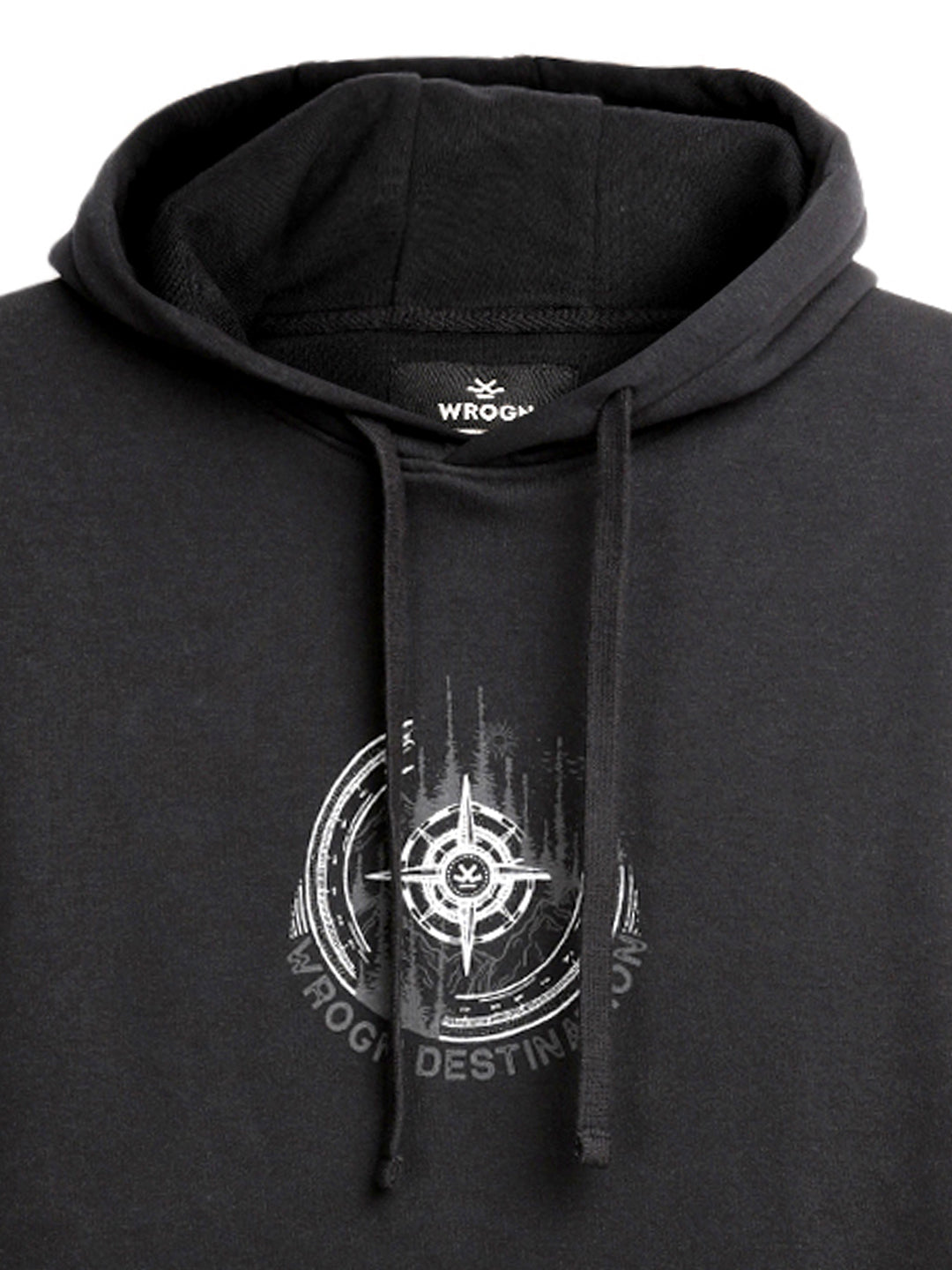 Wrogn Destination Black Hoodie