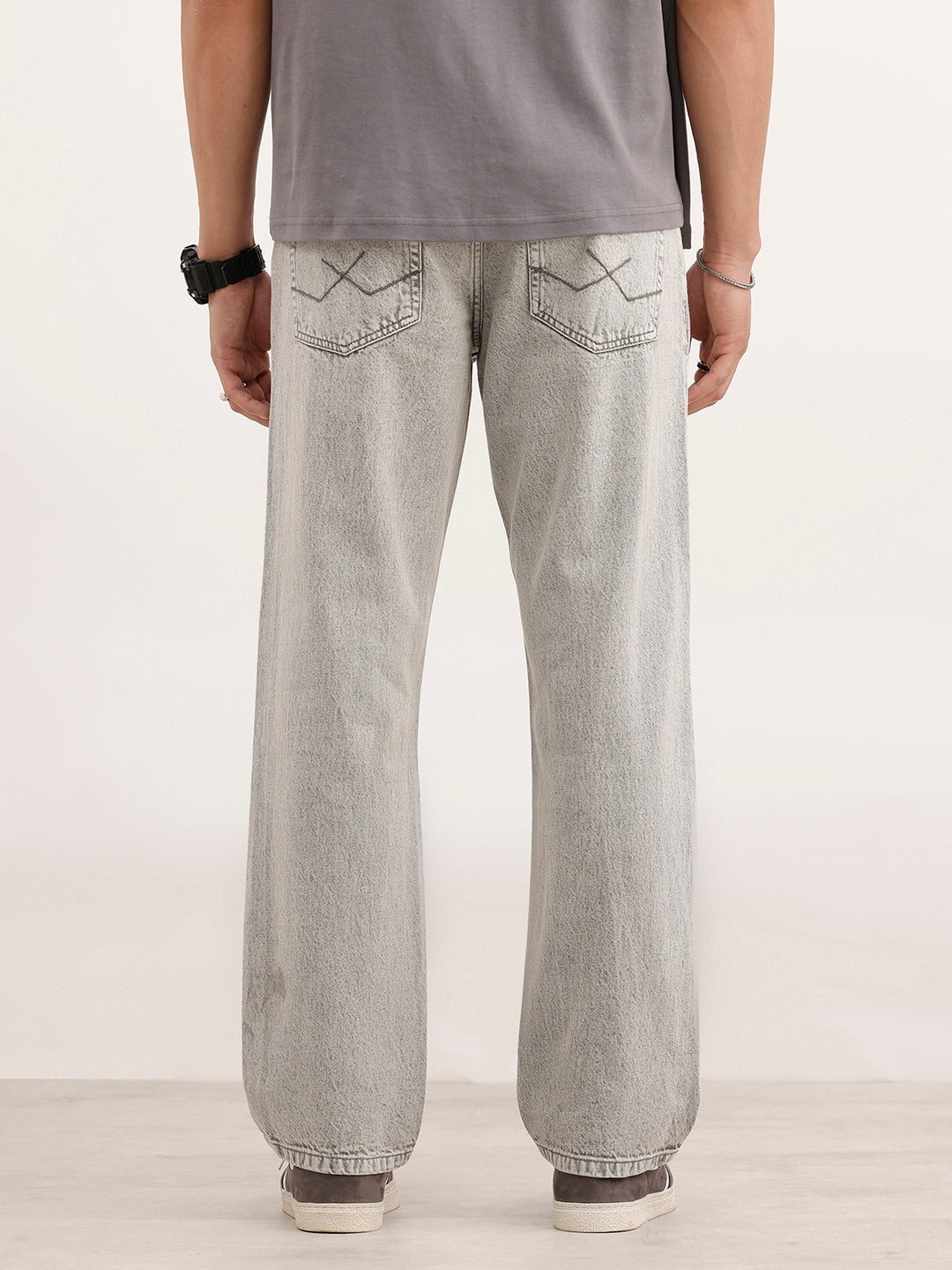 Anti Fit Denim Jeans  | Grey
