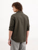 Solid Slim Fit Shirt | Olive