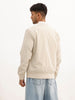 Solid Regular Fit Zipper Jacket | Beige | WJK02FSRE9000S