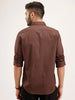 Regular Fit Placement Printed Shirt | Brown