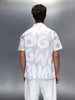 Wrogn Typography All-Over-Printed Shirt | Grey