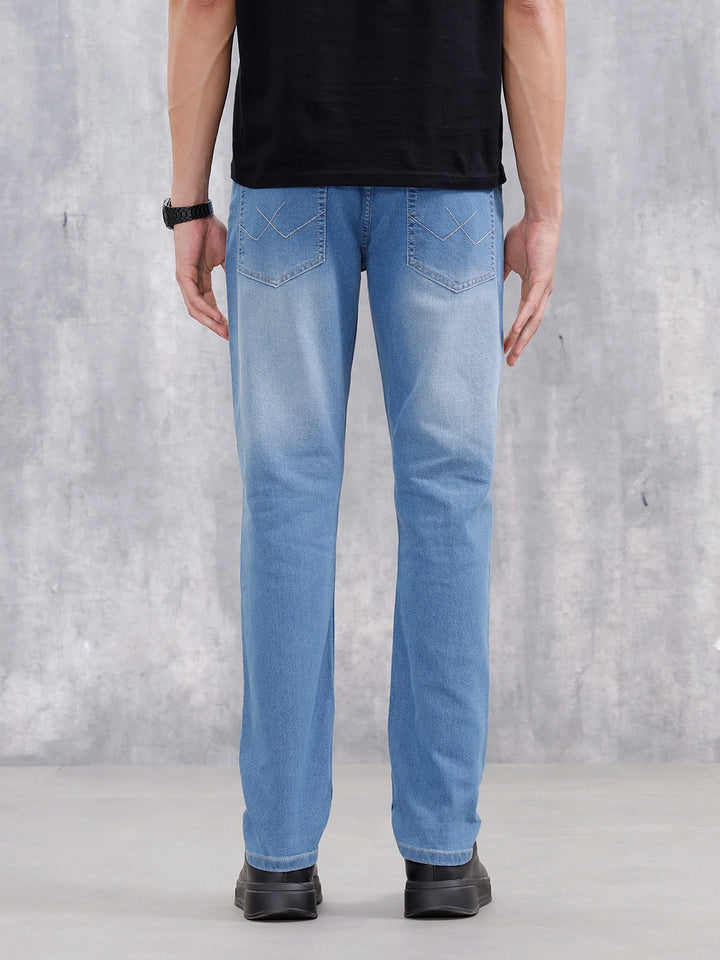 Men's Casual Slim Fit Jeans | Med Stone