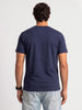 Slim Fit Placement Printed T-Shirt | Navy Blue