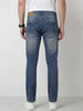 Straight Fit Denim Jeans | Light Blue