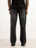 Faded Anti Fit Denim Jeans | Dark Grey