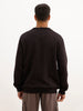 Comfort Fit Placement Printed Sweatshirt | Black