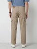 Loose Fit Denim Cargos | Khaki