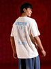 Minimal chest print T-shirt | Off white