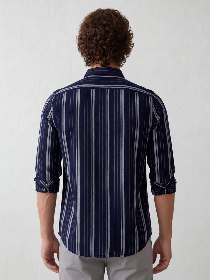 The Modern Casual Stripe Edit | Navy Blue