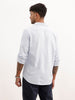 Regular Fit Solid Full Sleeve Shirt | Navy Blue | WWSH0863MAZ