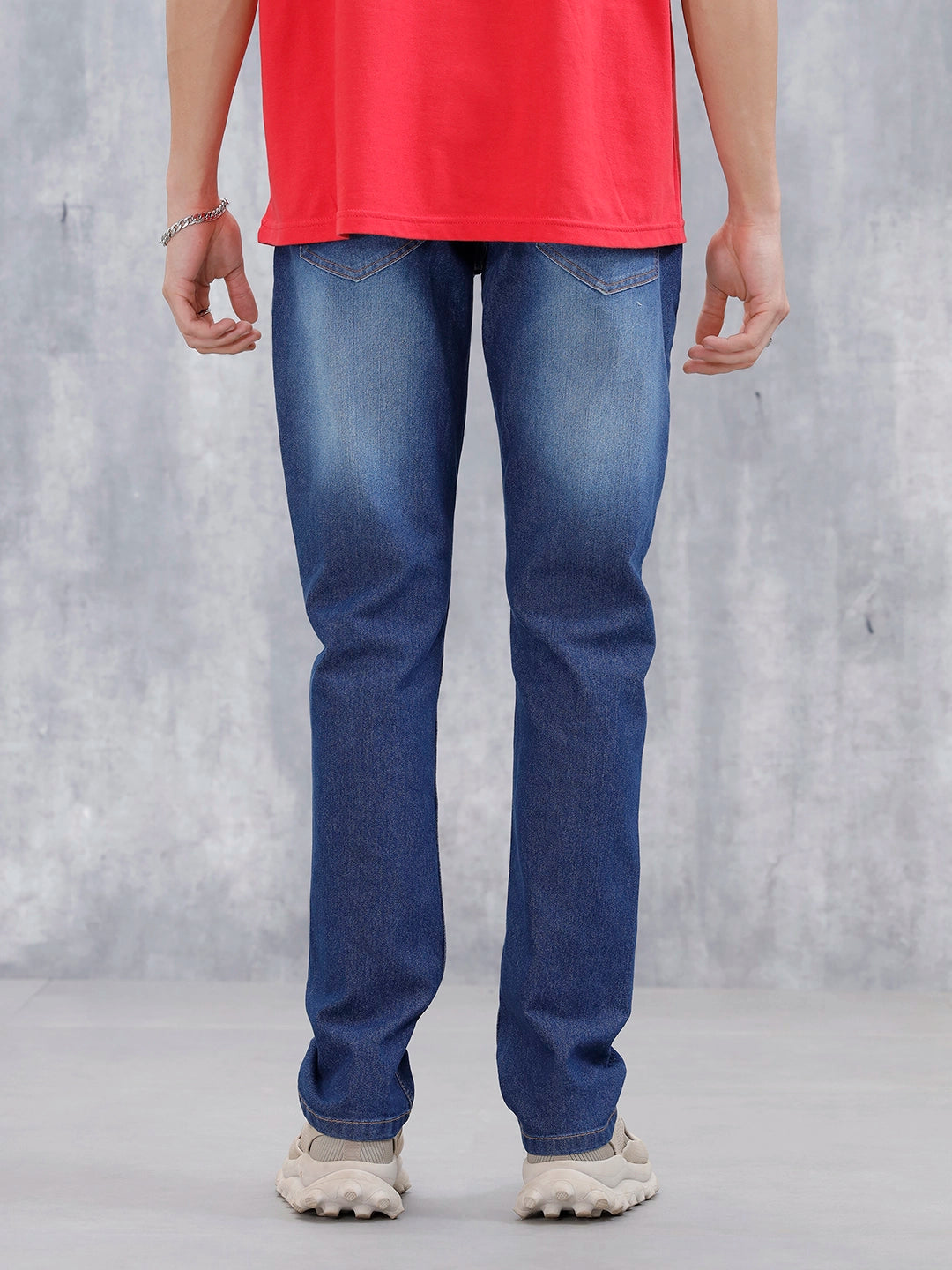 Men's Casual Regualar Fit Jeans | Dark Blue