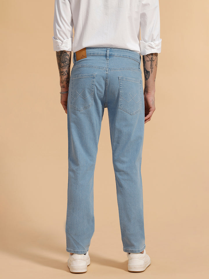 Faded Slim Fit Jeans | Light Blue