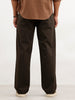 Solid Loose Fit Trouser | Brown