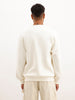 Comfort Fit Foil Printed Sweatshirt | Off White