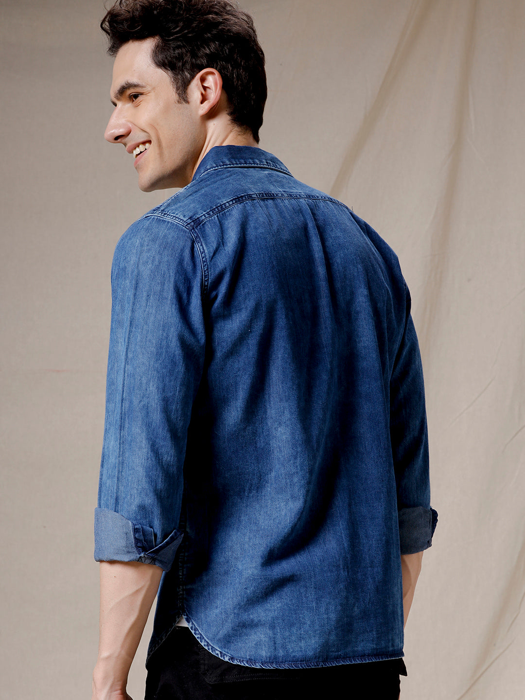 Faded Edge Denim Shirt