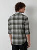 Classic Regular Fit Checkered Shirt | Olive