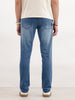 Faded Slim Fit Denim Jeans | Light Blue