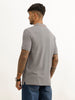 Classic Slim Fit Tipping Collar Polo T-Shirt | Grey