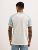 Classic Contrast Sleeves Polo T-Shirt | White | WWTS312F
