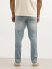 Faded Slim Fit Denim Jeans | Light Blue