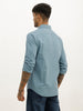 Solid Slim Fit Full Sleeve Shirt | Dark Blue