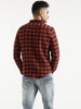 Checkerboard Red & Black Shirt