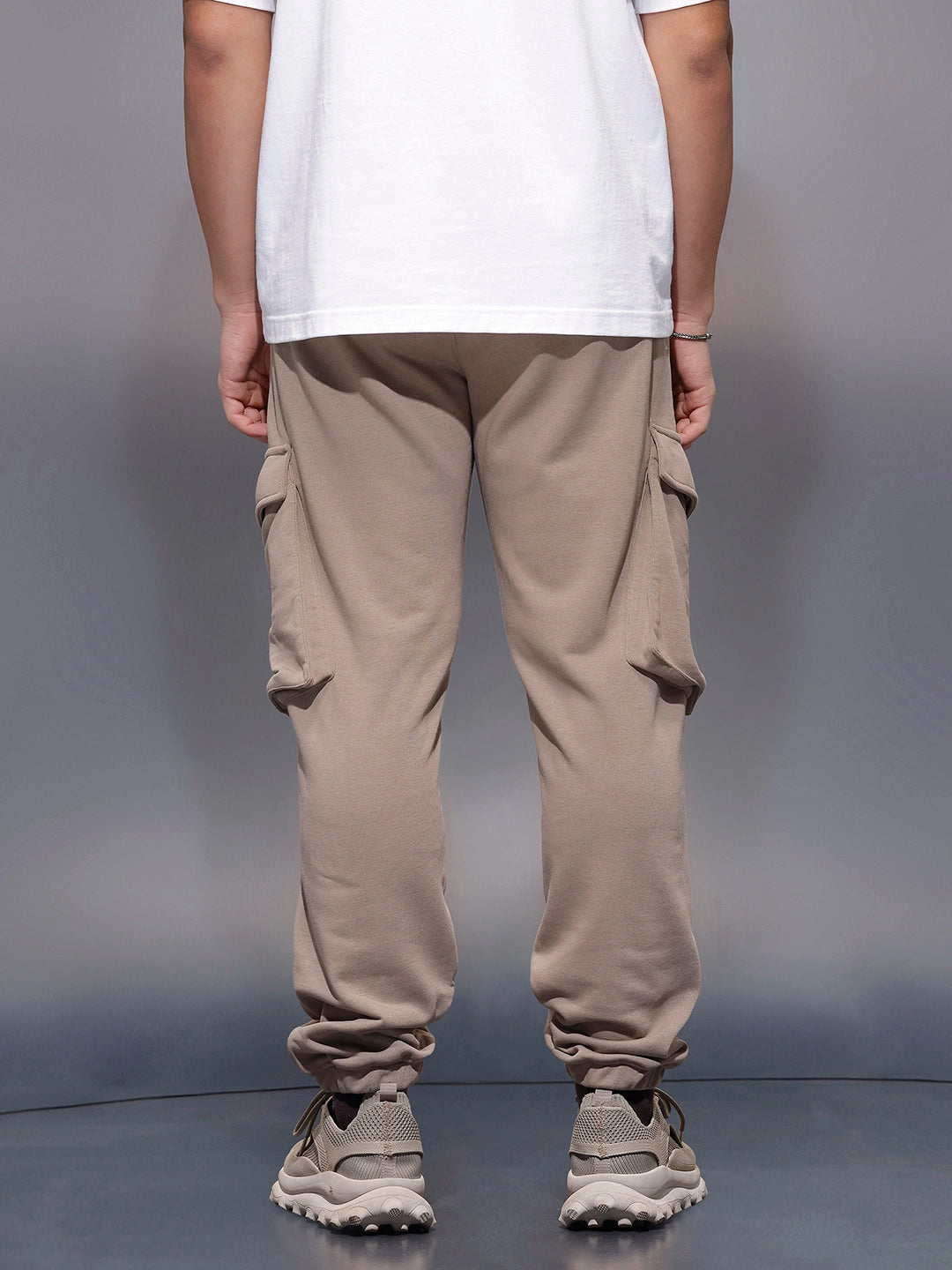 Casual Utility Pocket Joggers   |  Khaki