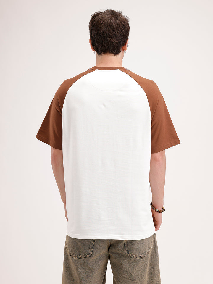 Oversized Ragland Sleeve T-Shirt | White
