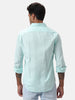 Mint Blue Solid Shirt