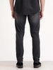 Faded Slim Fit Denim | Dark Grey