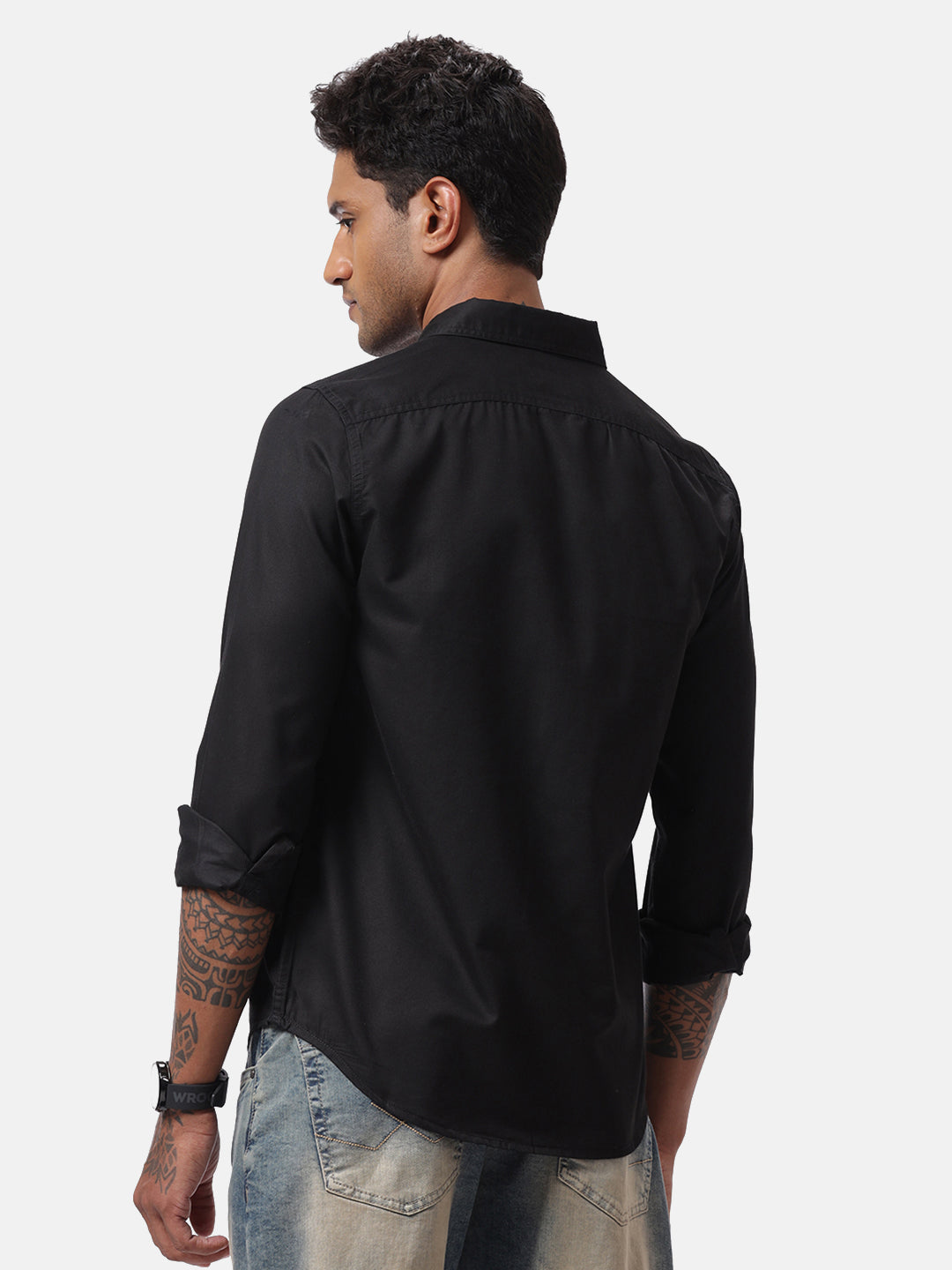 Basic Solid Black Shirt