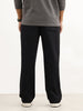Relaxed Fit Placement Printed Jogger | Black