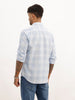 Regular Fit Checkered Full Sleeve Shirt | Light Blue | WWSH9091F