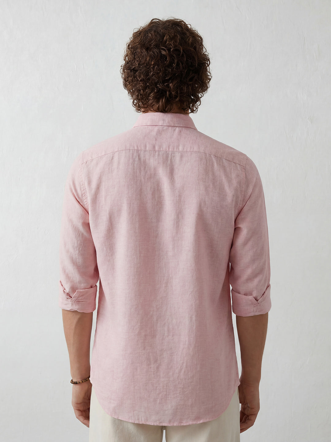 Solid Regular Fit Full Sleeve Shirt | Orange