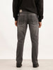 Washed Slim Fit Denim Jeans | Black